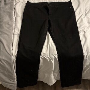 New York & Company Black Bootcut Jeans